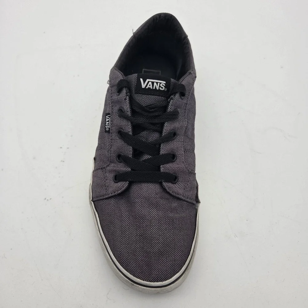 Vans Shoes Mens Size 12 Herringbone Low Top Skate Casual Lace Up Sneakers